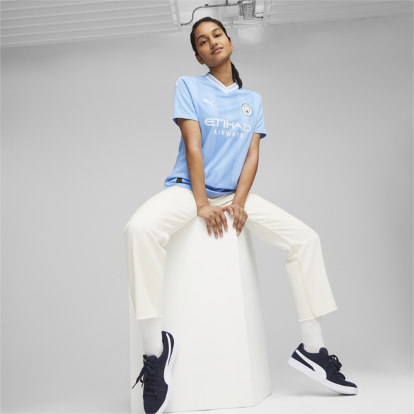 Manchester City 23/24 Women's Home Jersey, Team Light Blue-PUMA White, large-ZAF