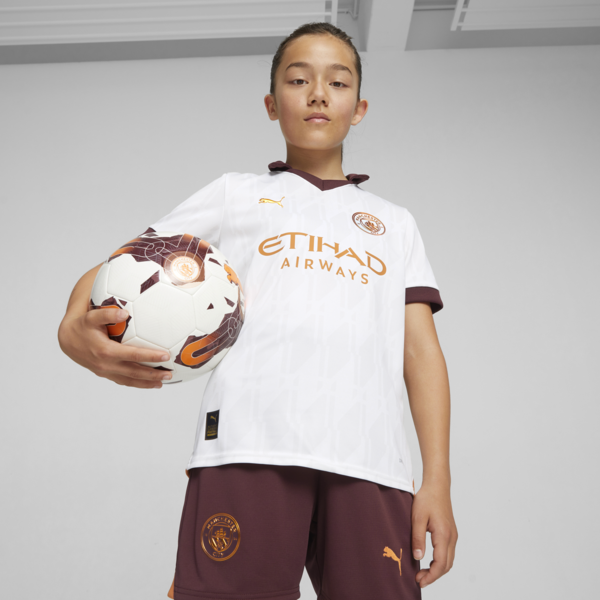 Camiseta Manchester City 23/24 visitante Big Kids', PUMA White-Aubergine, large-MEX