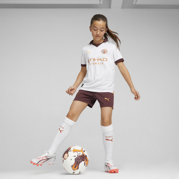 Camiseta Manchester City 23/24 visitante Big Kids', PUMA White-Aubergine, large-MEX