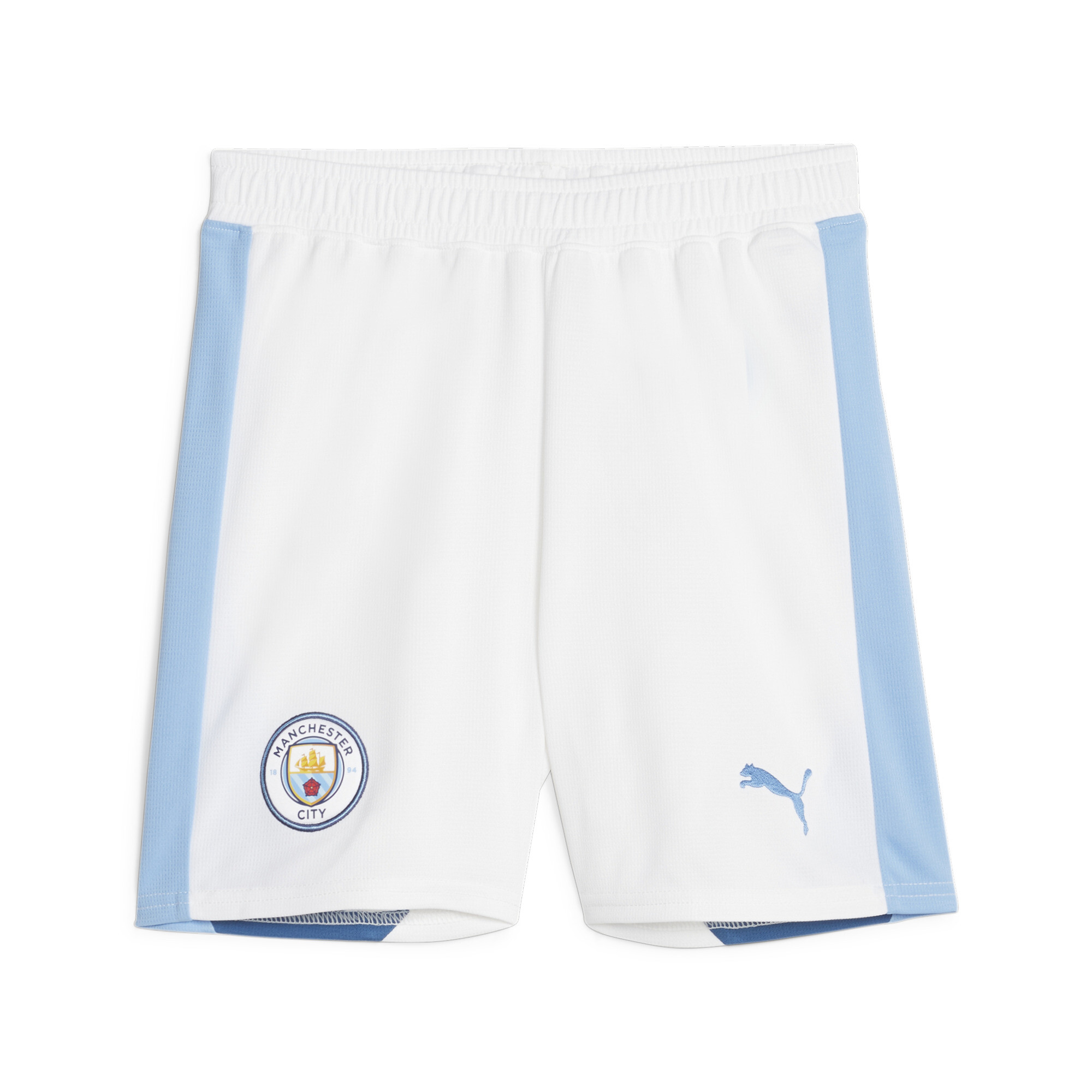 Puma Manchester City Youth Football Shorts, White, Size 7-8Y, Clothing