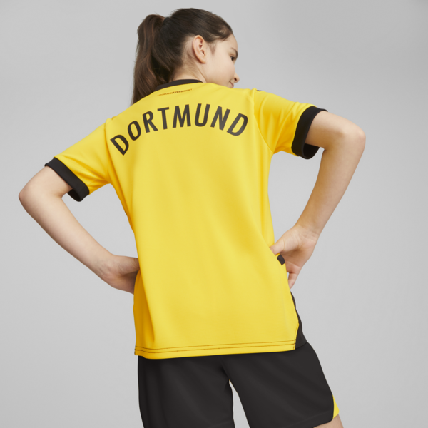 Borussia Dortmund 23/24 Youth Home Jersey, Cyber Yellow-PUMA Black, large-ZAF