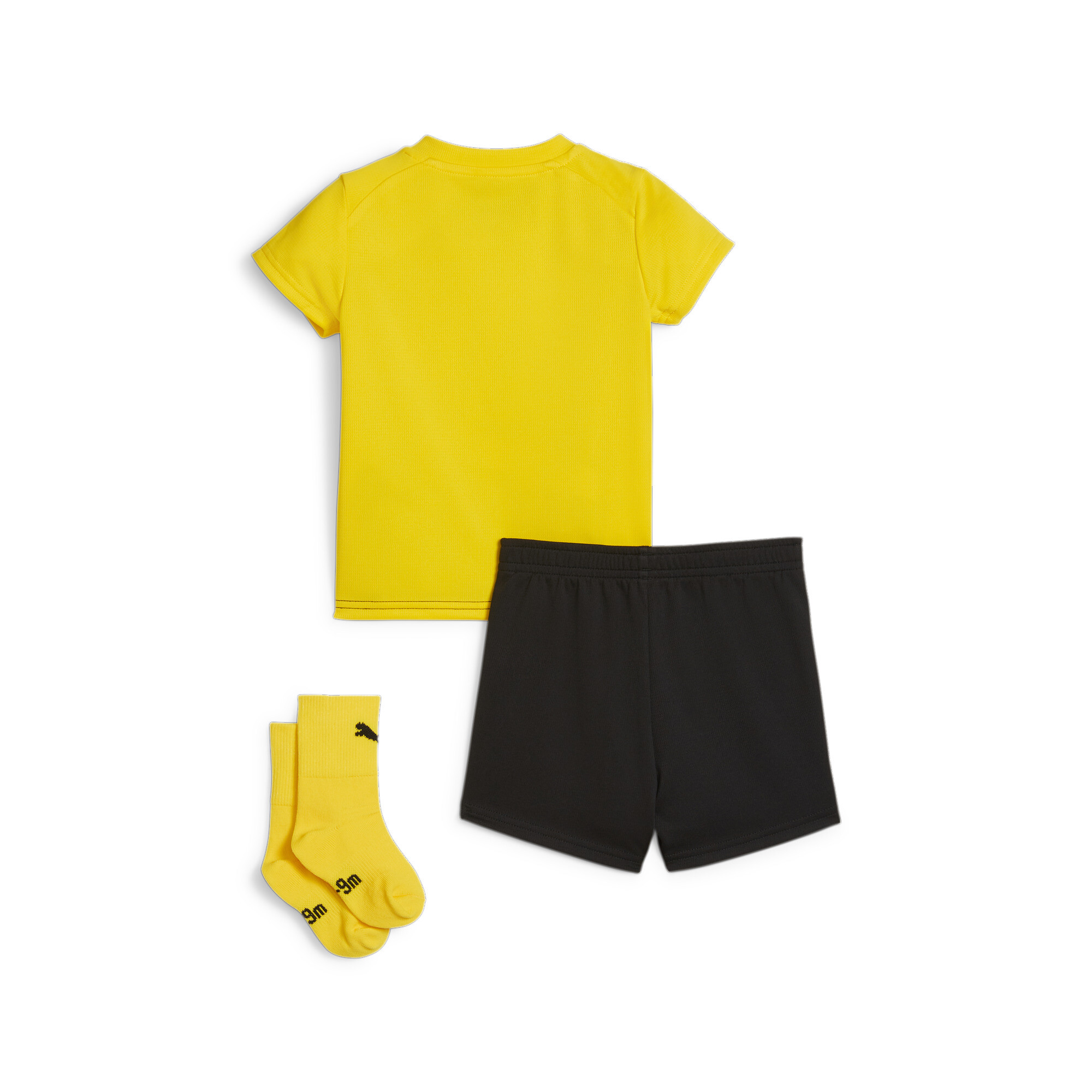 Puma Borussia Dortmund 23/24 Home Toddlers' Babykit, Yellow, Size 4-6M, Clothing