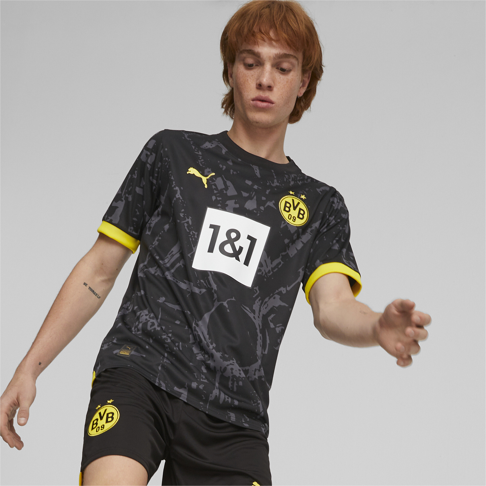 Borussia Dortmund 23/24 Men's Away Jersey | Team Jerseys | PUMA