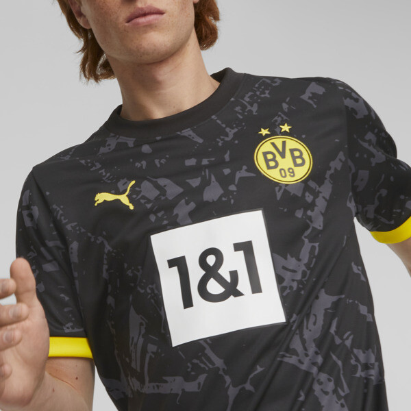 Borussia Dortmund 23 24 Men s Away Jersey black PUMA