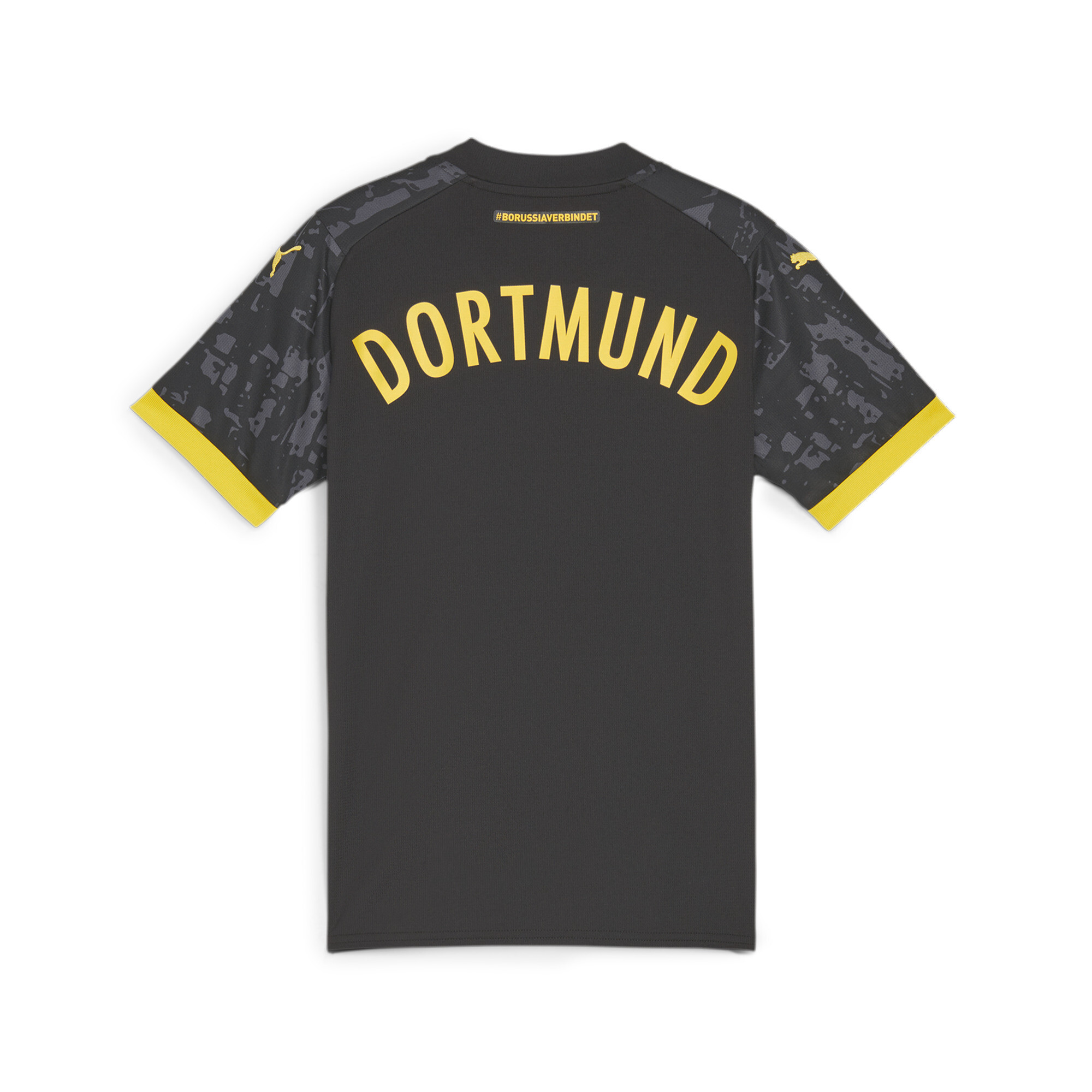 Puma Borussia Dortmund 23/24 Youth Away Jersey, Black, Size 11-12Y, Clothing