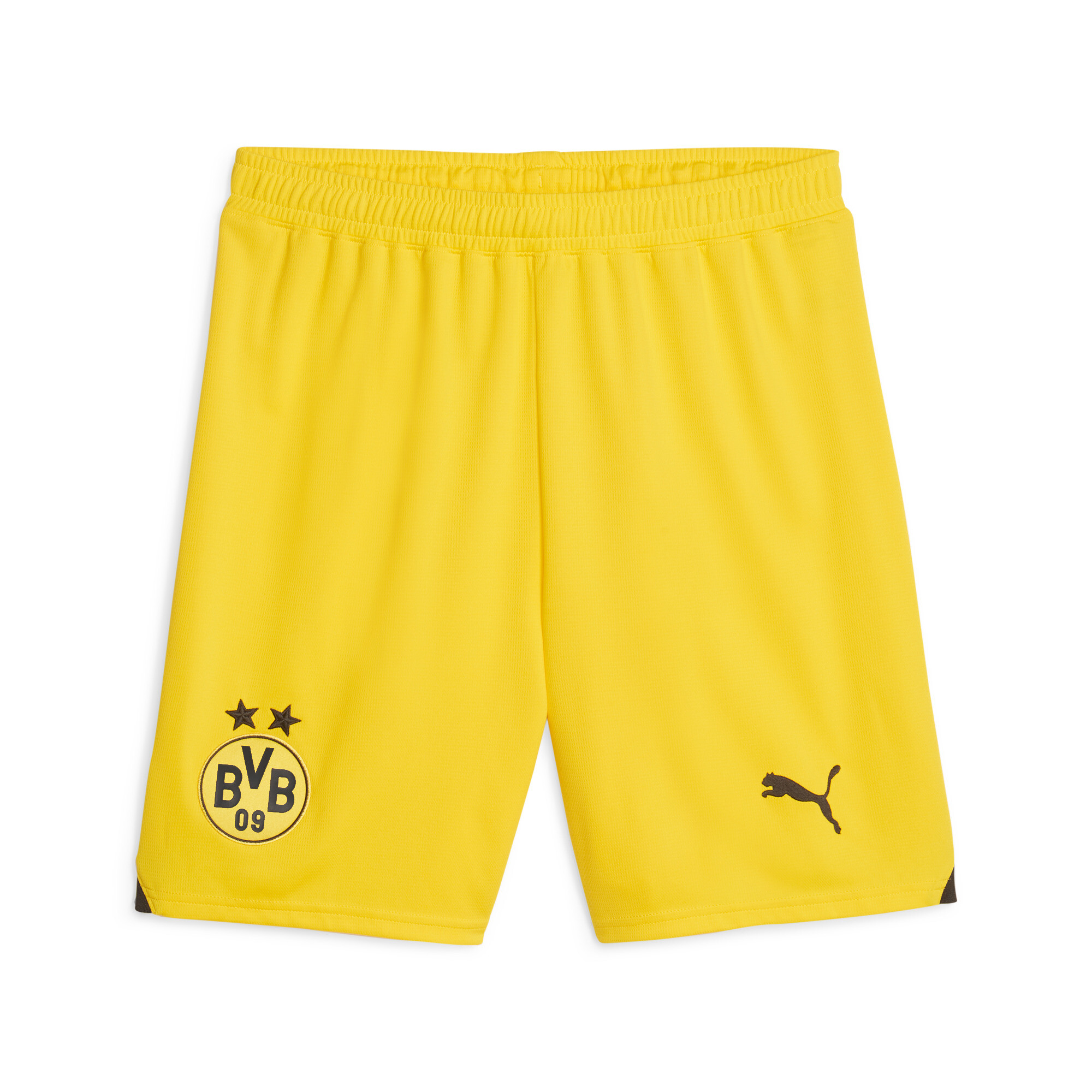 Men's Puma Borussia Dortmund Football Shorts, Yellow, Size L, Clothing