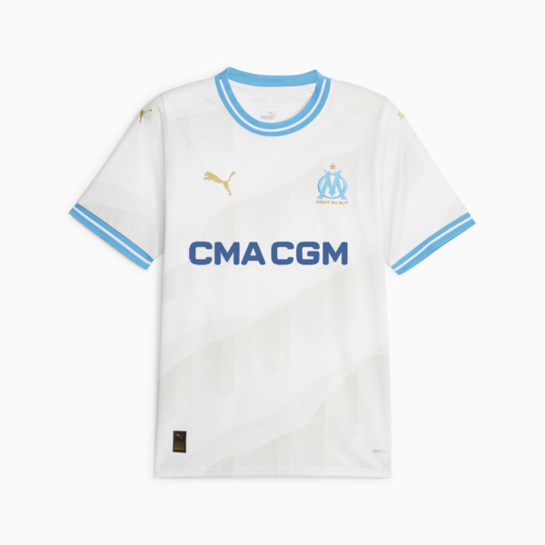 Olympique de Marseille 23/24 Home Jersey, PUMA White, large-ZAF