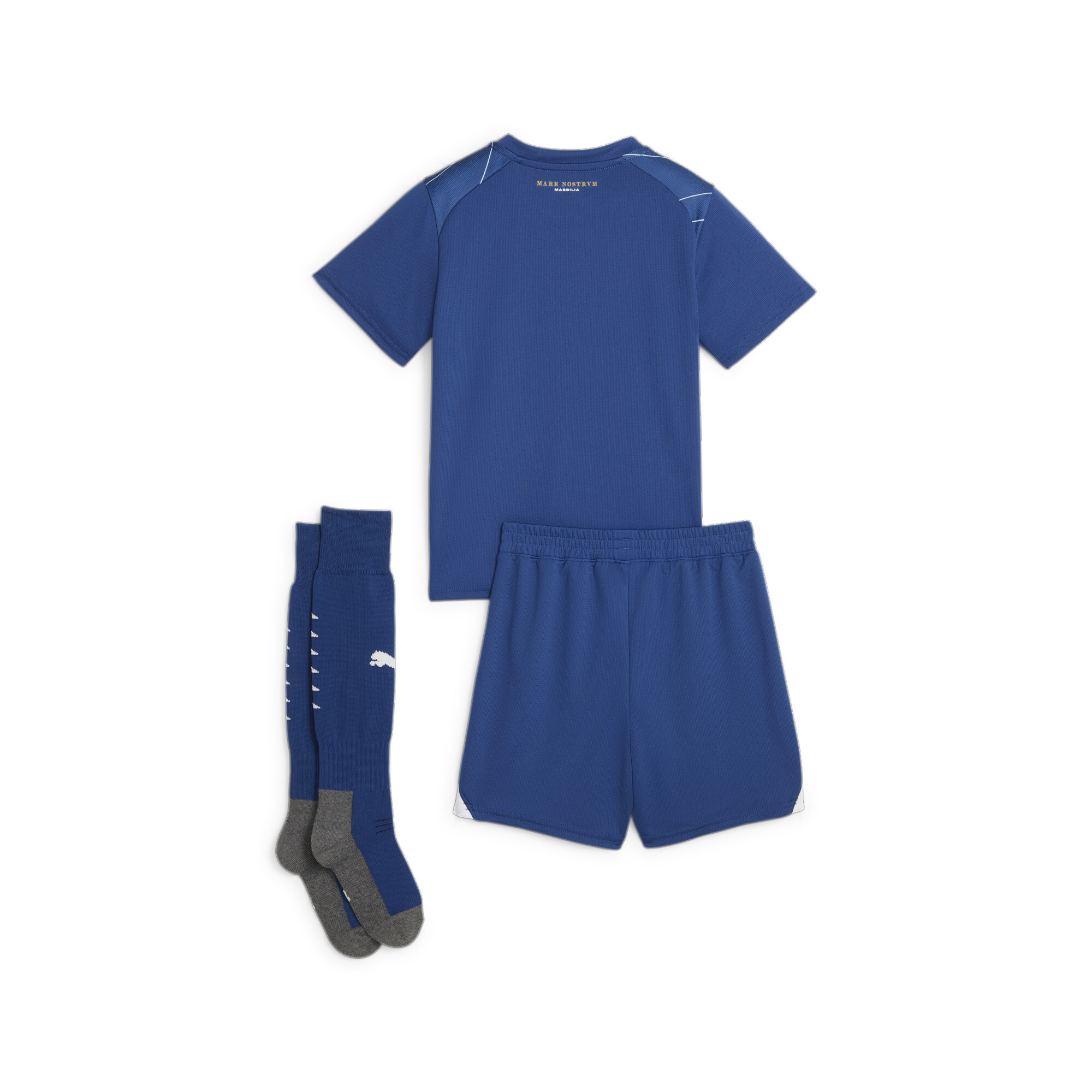 Puma Olympique De Marseille 23/24 Away Minikit, Blue, Size 5-6Y, Clothing