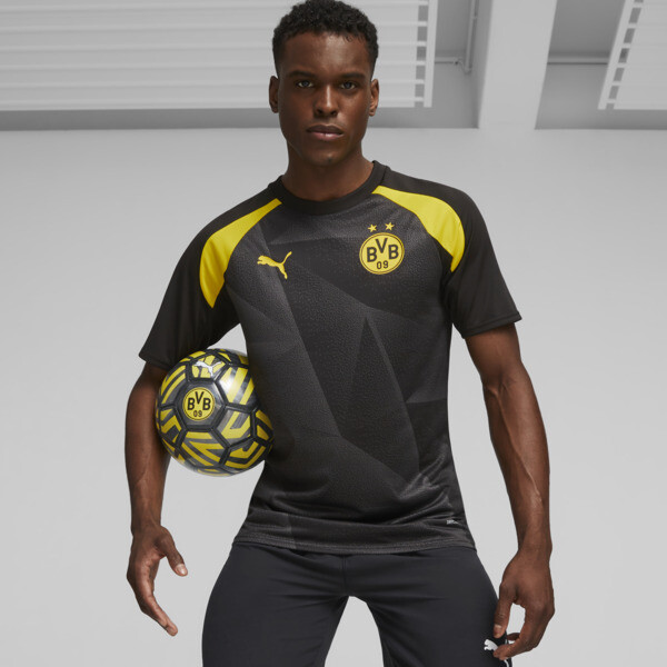 Borussia Dortmund Men s Pre match Jersey black PUMA South Africa