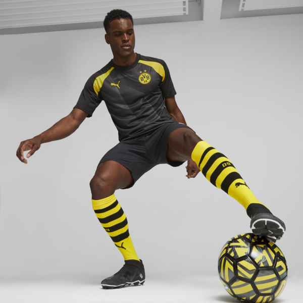 Borussia Dortmund Men's Pre-match Jersey, PUMA Black-Cyber Yellow, large-ZAF