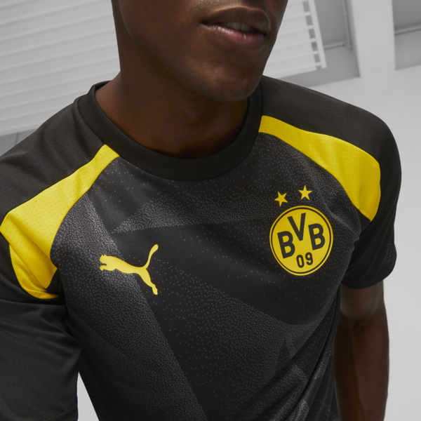 Borussia Dortmund Men's Pre-match Jersey, PUMA Black-Cyber Yellow, large-ZAF