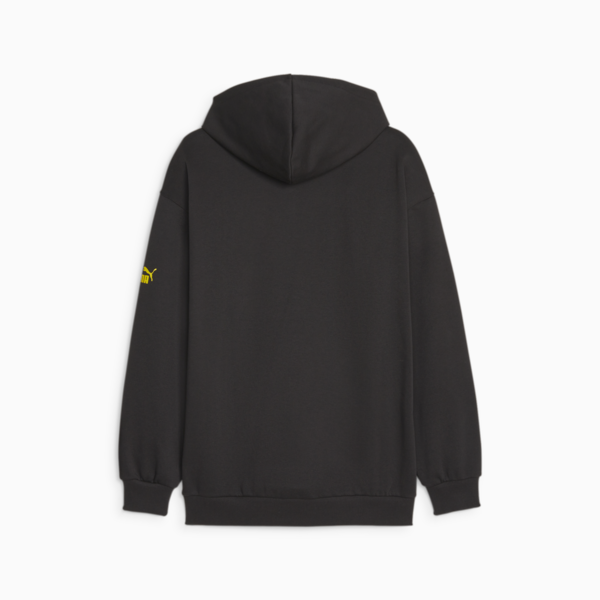 Borussia Dortmund Men's FtblCulture Hoodie, Shadow Gray-PUMA Black, large-ZAF