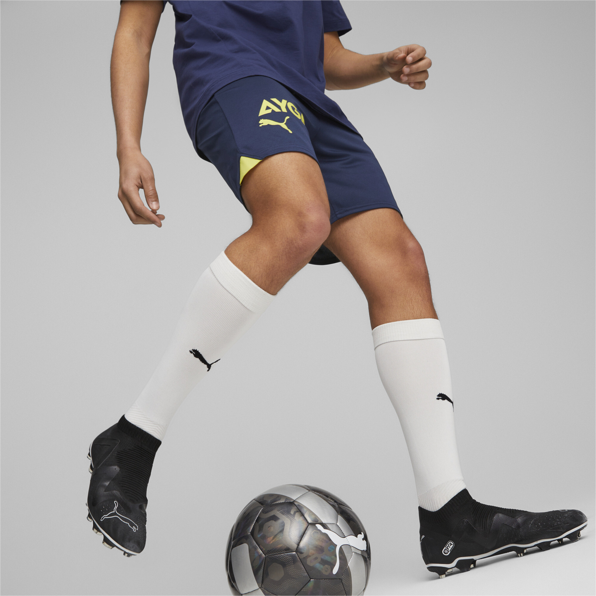 Men's Puma FenerbahÃ§e S.K. Football Shorts, Blue, Size XXL, Clothing
