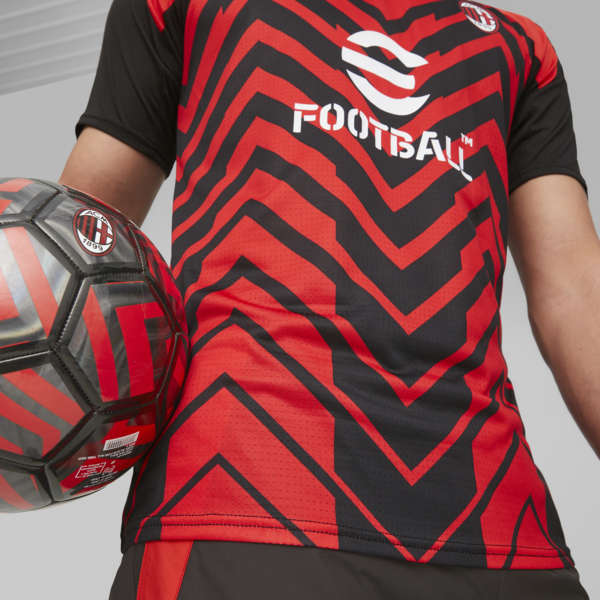AC Milan Men's Pre-match Jersey, For All Time Red-PUMA Black, large-ZAF