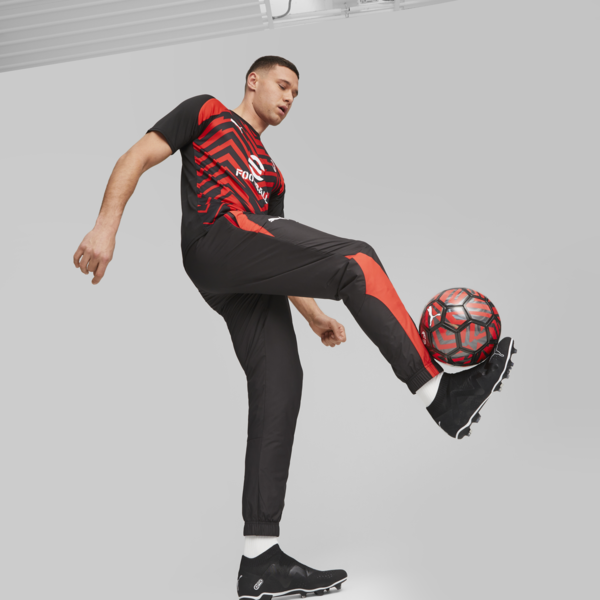 AC Milan Men's Pre-match Jersey, For All Time Red-PUMA Black, large-ZAF