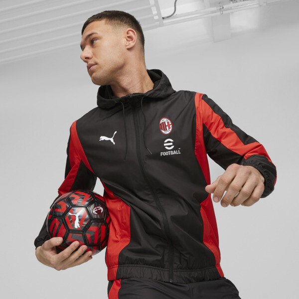 Puma football jacket store