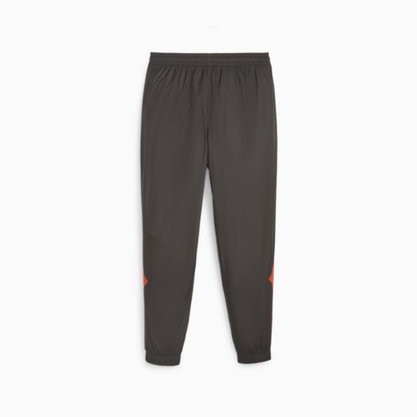 Pantalones de fútbol prematch del AC Milan, PUMA Black-For All Time Red, large-ARG