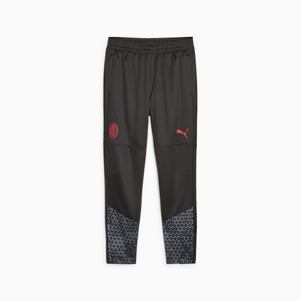 AC Milan Football Training Pants, PUMA Black-Flat Medium Gray, large-ZAF