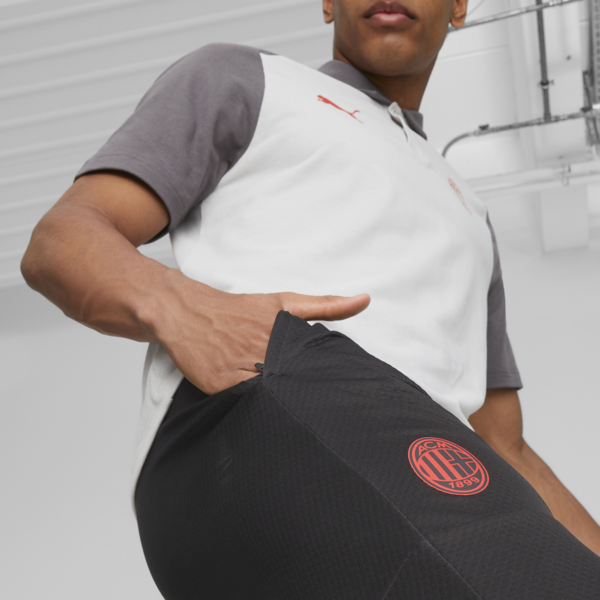 AC Milan Football Training Pants, PUMA Black-Flat Medium Gray, large-ZAF