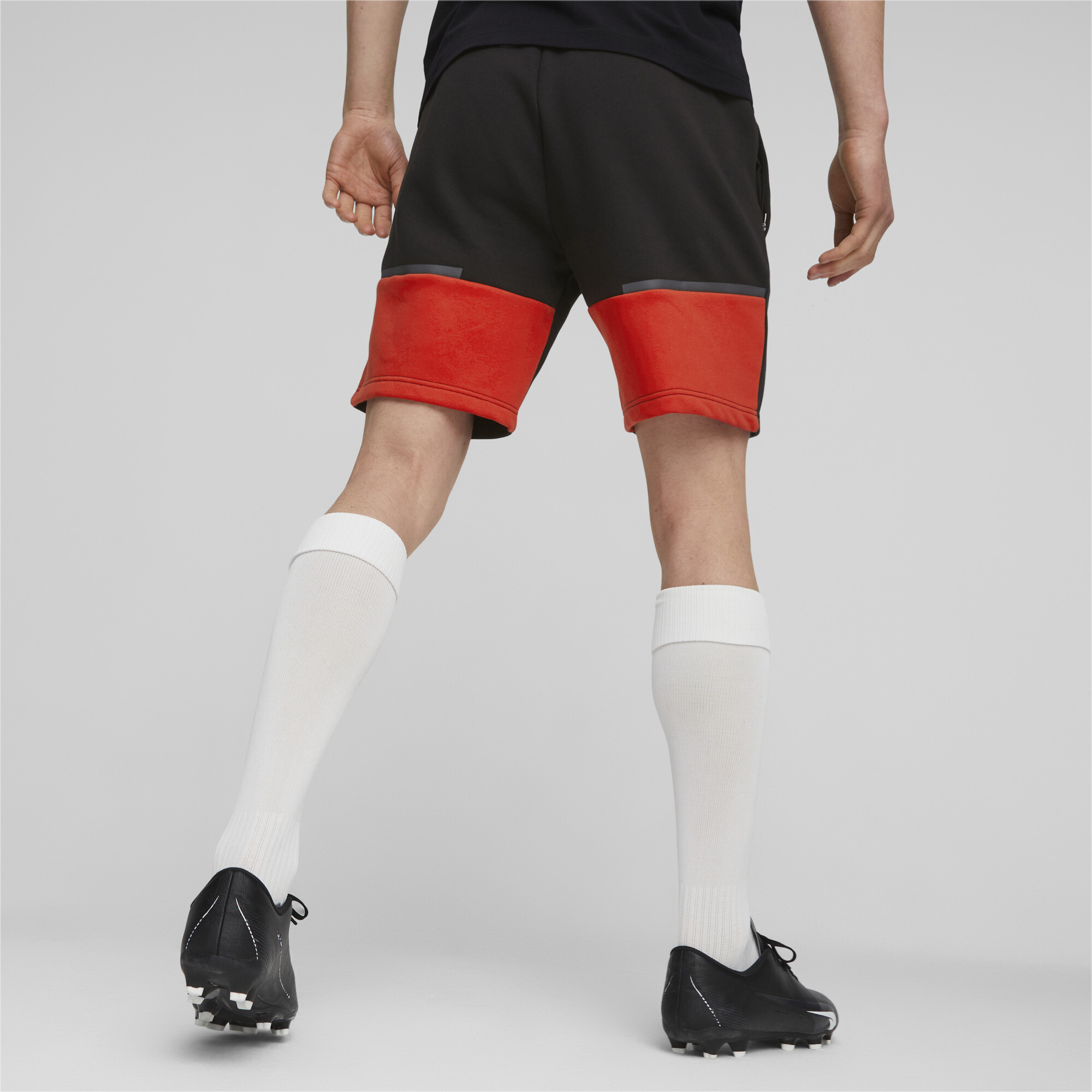 Men's PUMA AC Milan Football Casuals Shorts In Black, Size XL