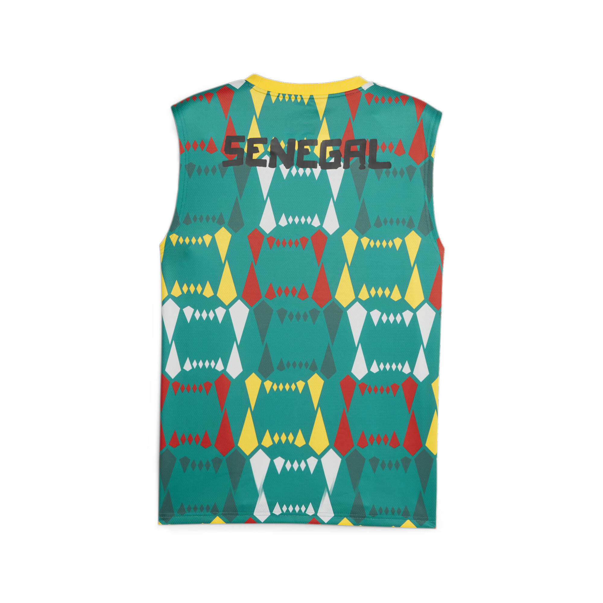 Men's PUMA Senegal FtblCulture Sleeveless Jersey In Green, Size Large