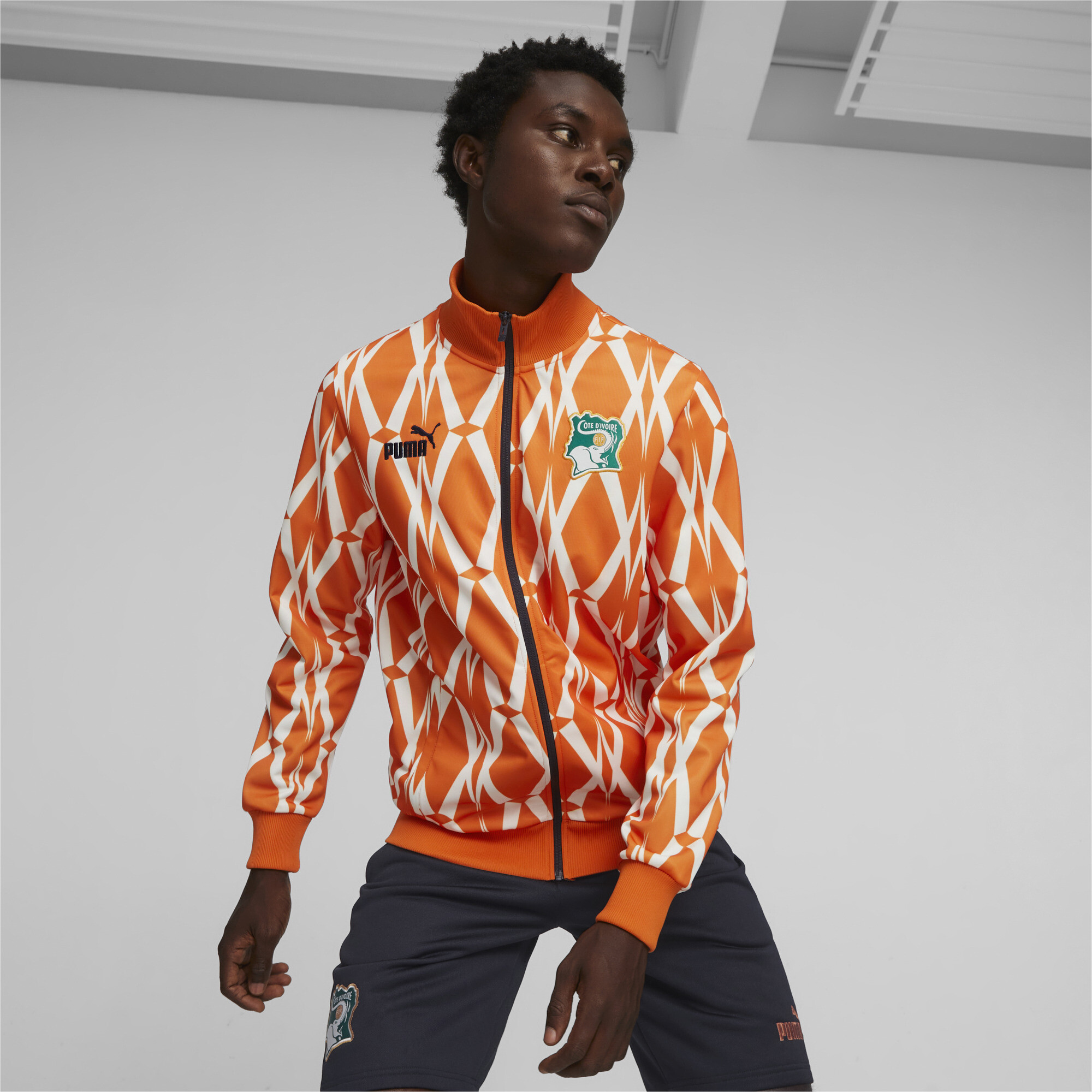 Puma 2024 orange tracksuit