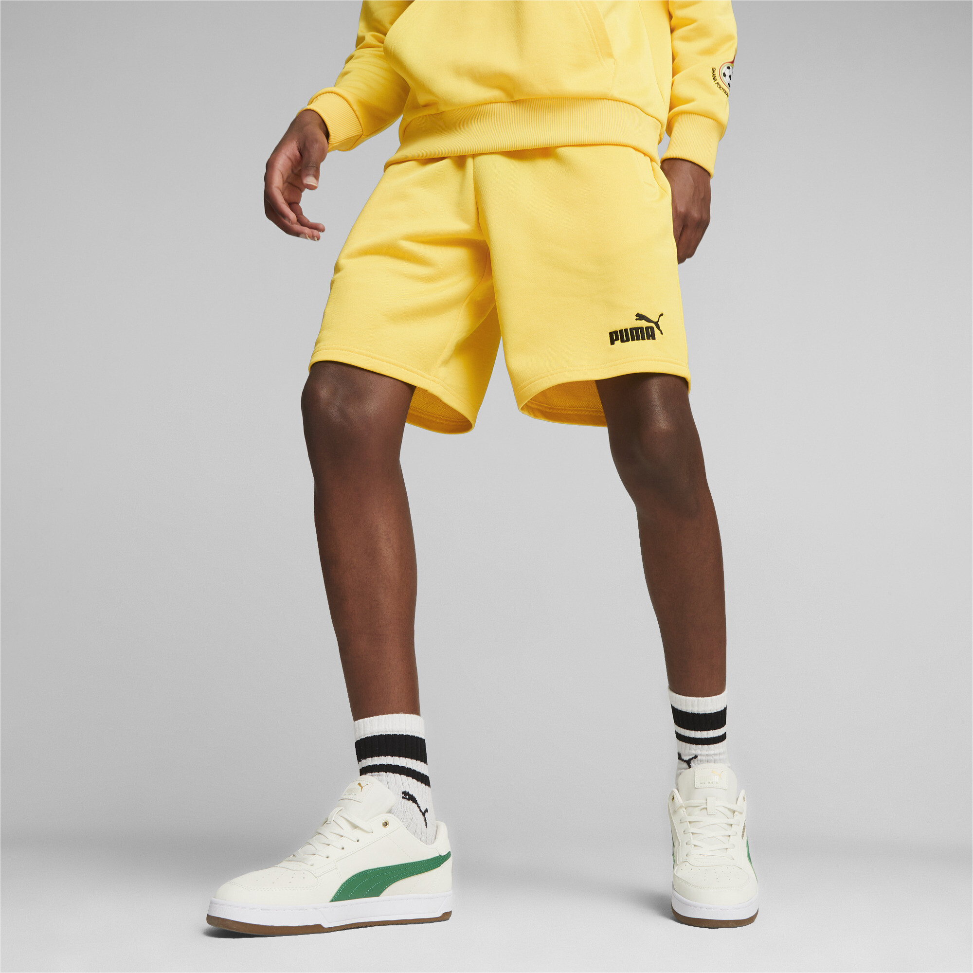Men's Athletic Shorts in Yellow