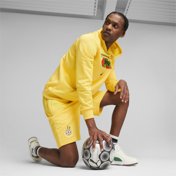 Ghana FtblCulture Shorts Men, Pelé Yellow, large-ZAF