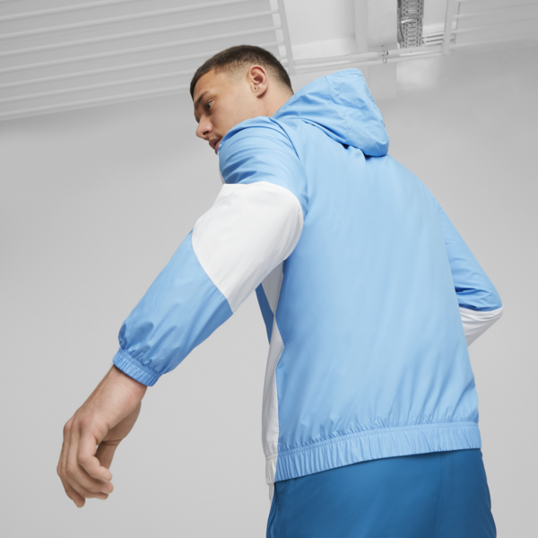 Manchester City Men's Pre-match Anthem Jacket, Team Light Blue-PUMA White, large-ZAF