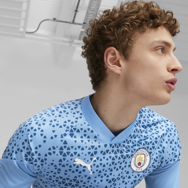 Camiseta de training de fútbol del Manchester City, Team Light Blue-Lake Blue, large-ARG