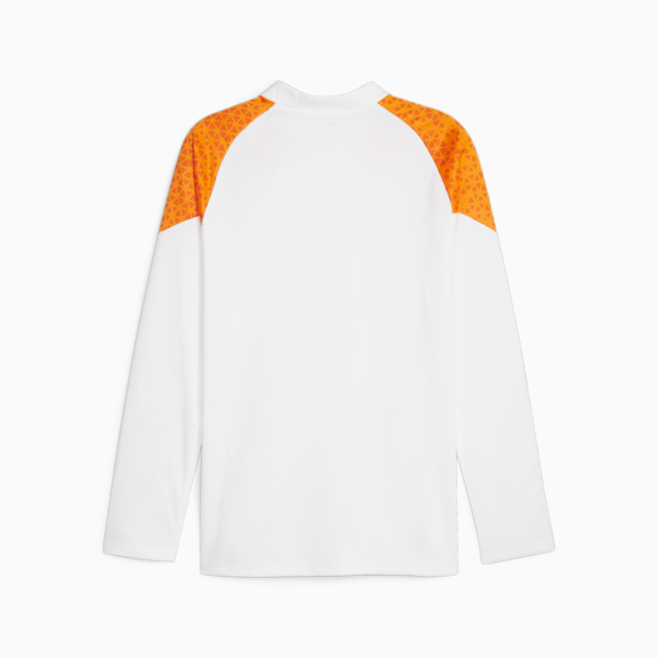 Buzo Manchester City de training de fútbol con cierre de un cuarto, PUMA White-Orange Popsicle, large-ARG
