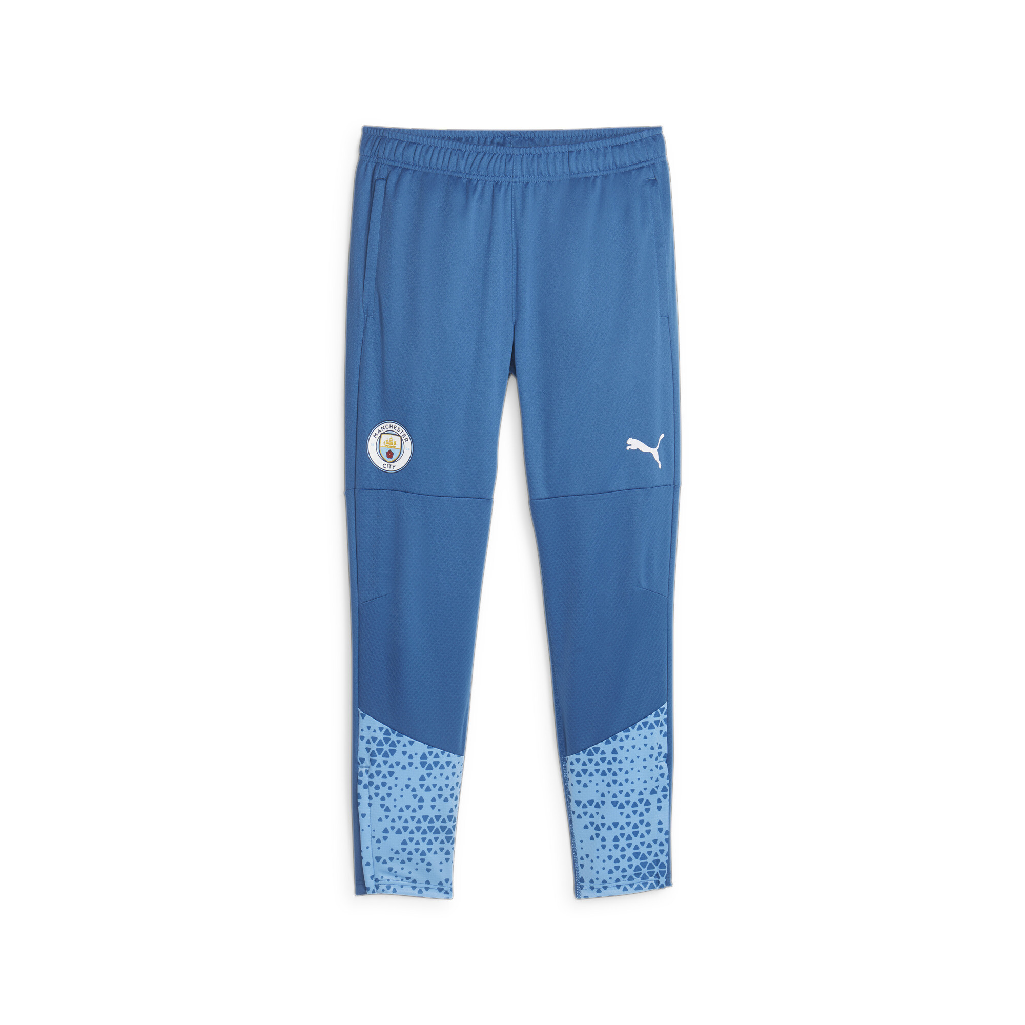 Men's PUMA Manchester City Football Training Sweatpants In Blue, Size XS