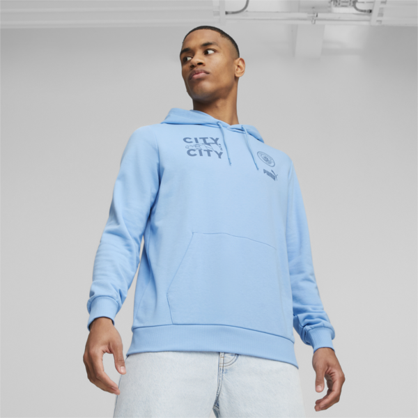 Buzo con capucha FtblCore del Manchester City, Team Light Blue-PUMA White, large-ARG