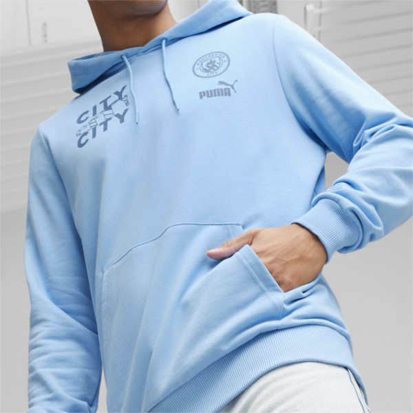 Buzo con capucha FtblCore del Manchester City, Team Light Blue-PUMA White, large-ARG