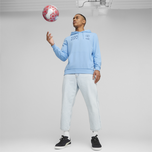 Buzo con capucha FtblCore del Manchester City, Team Light Blue-PUMA White, large-ARG