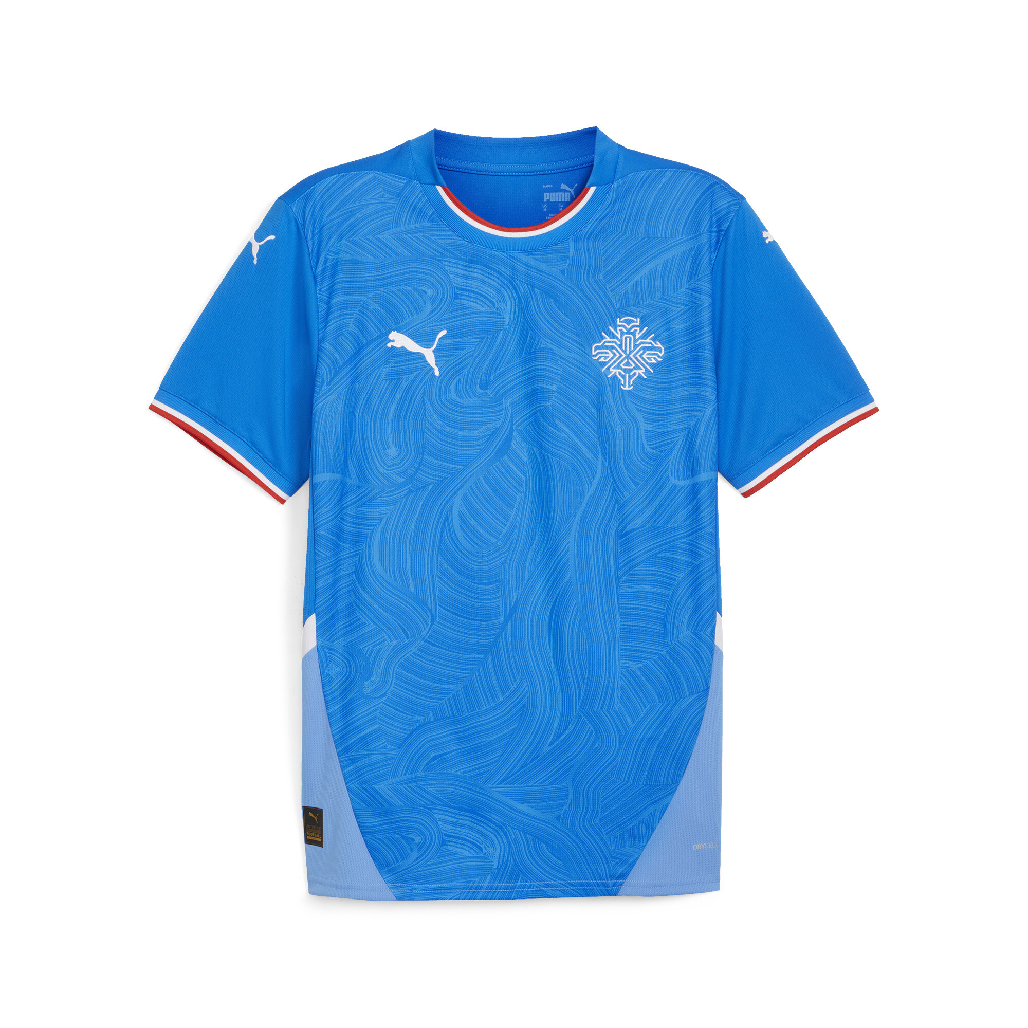 Men's Puma Iceland 2024 Home Jersey, Blue, Size S, Sport