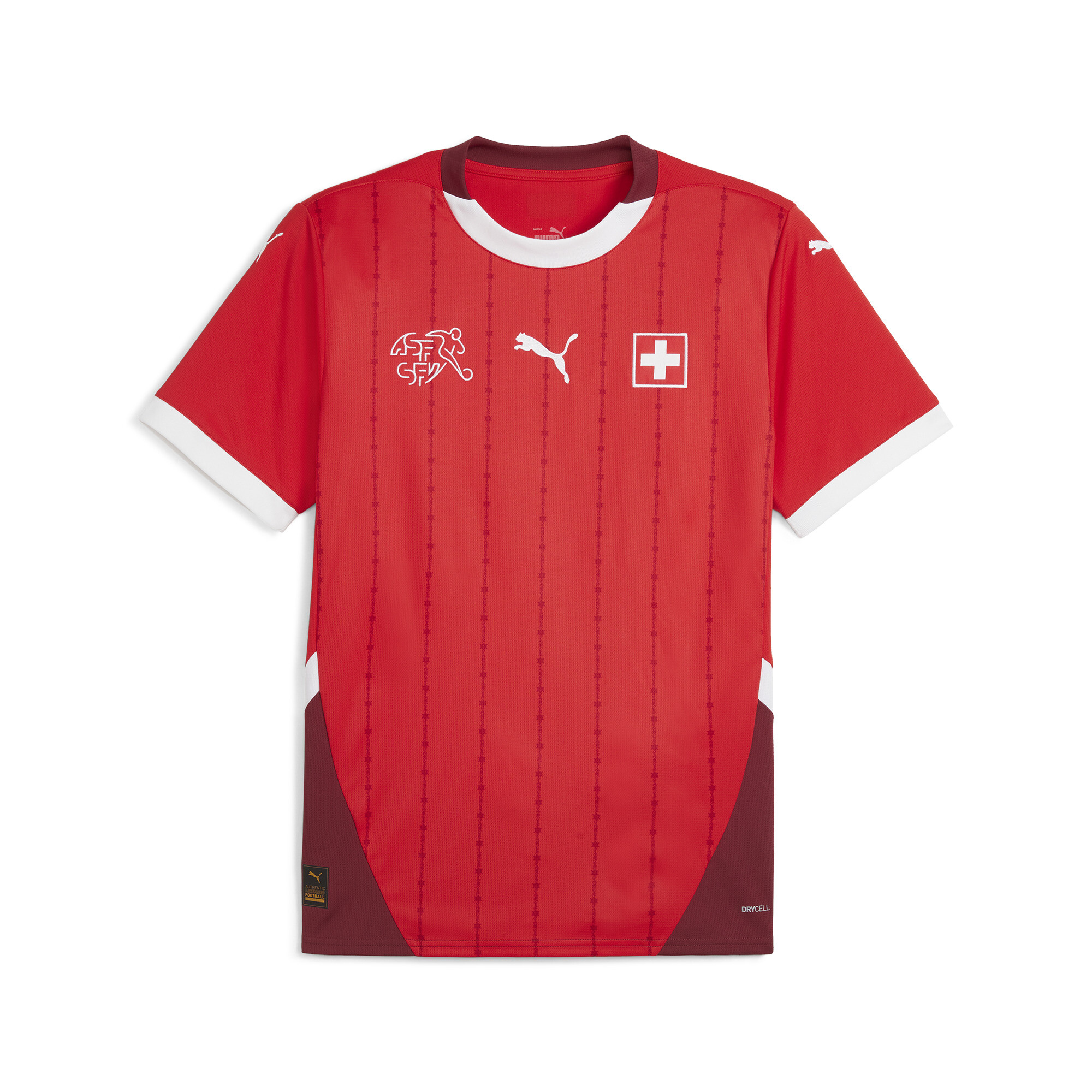 Puma Schweiz 2024 Fußball Heimtrikot Herren | Mit Other Pattern | Red/Regal Red | Größe: XS