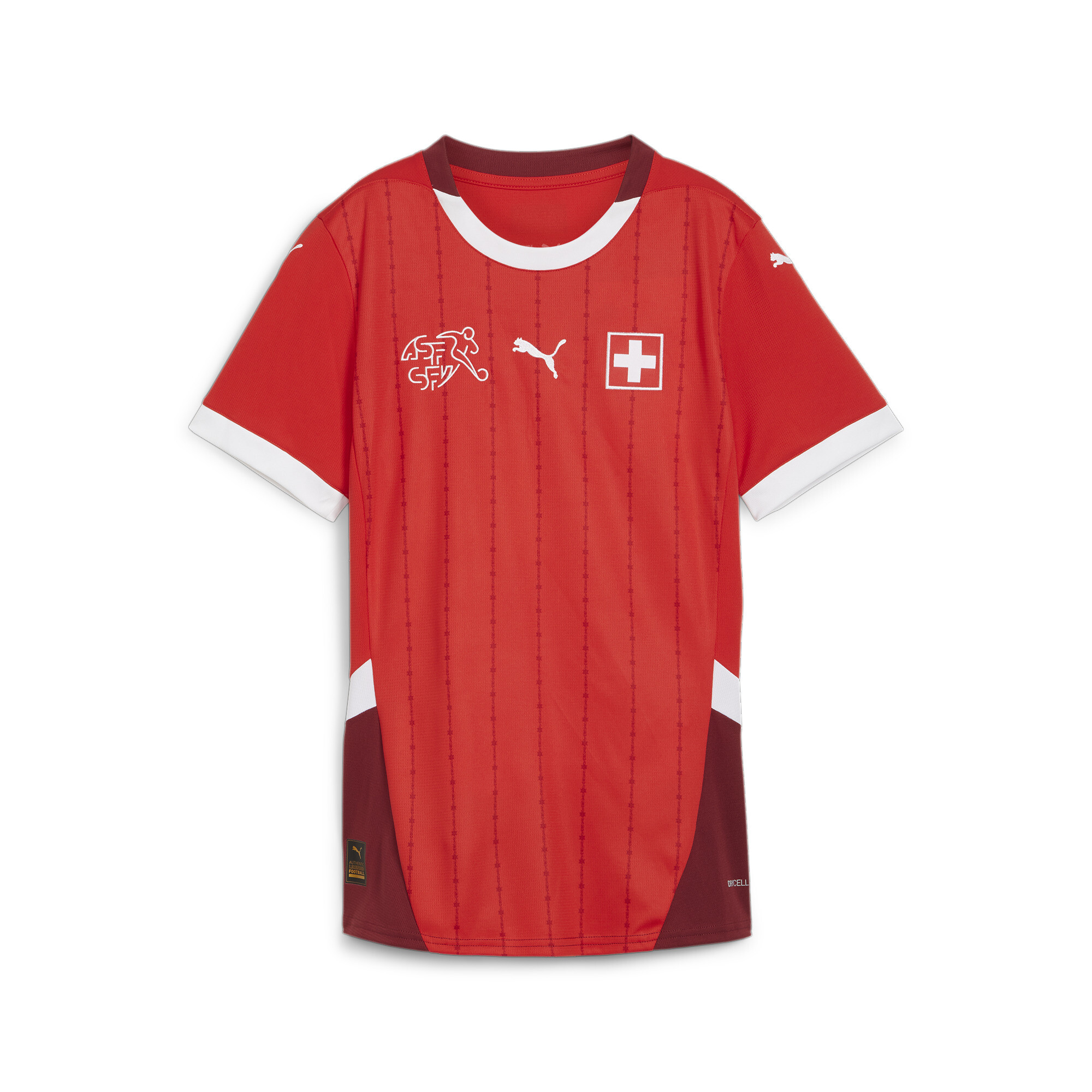 Women's Puma Switzerland 2024 Home Jersey, Red, Size XXL, Sport