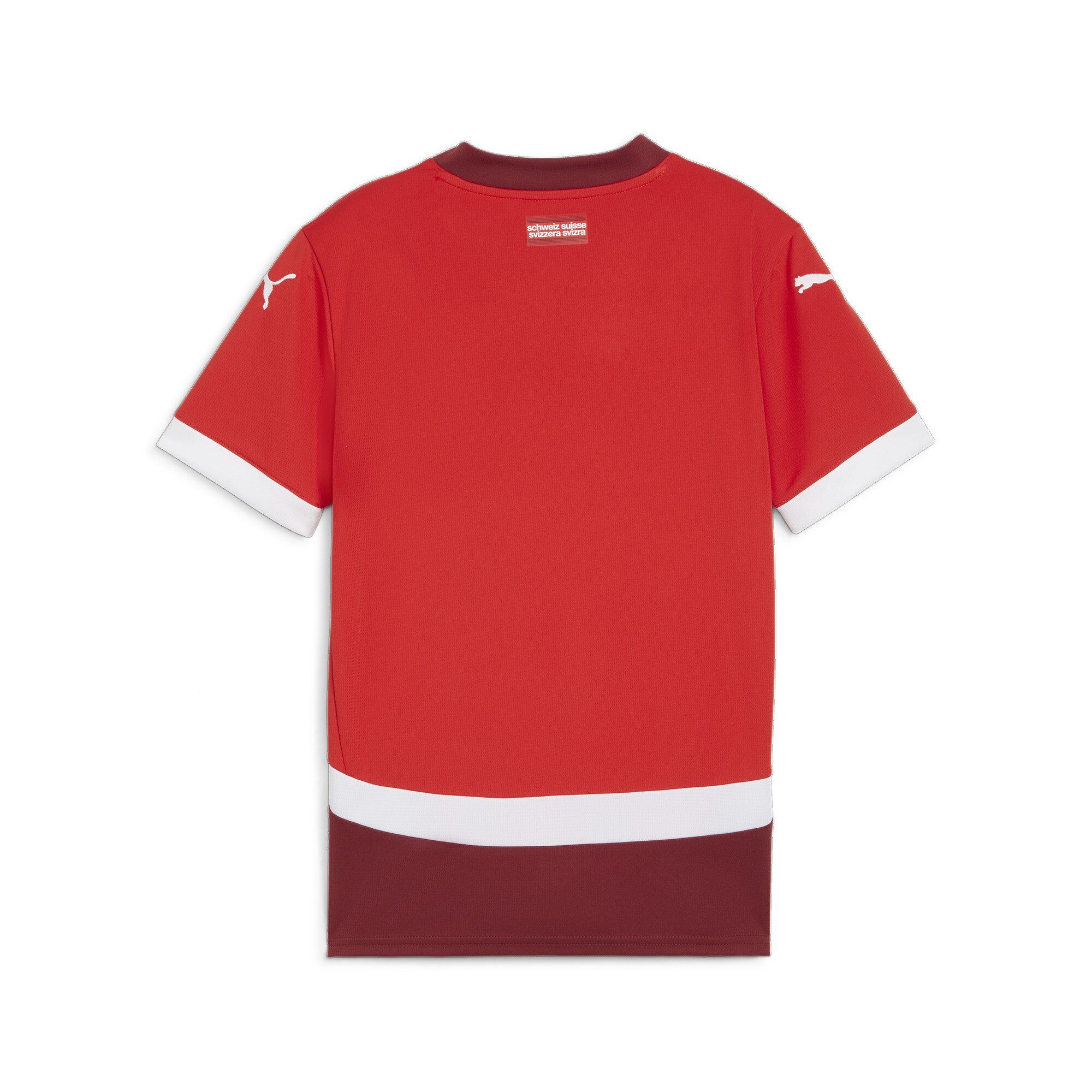 Puma Switzerland 2024 Home Jersey Youth, Red, Size 15-16Y, Clothing