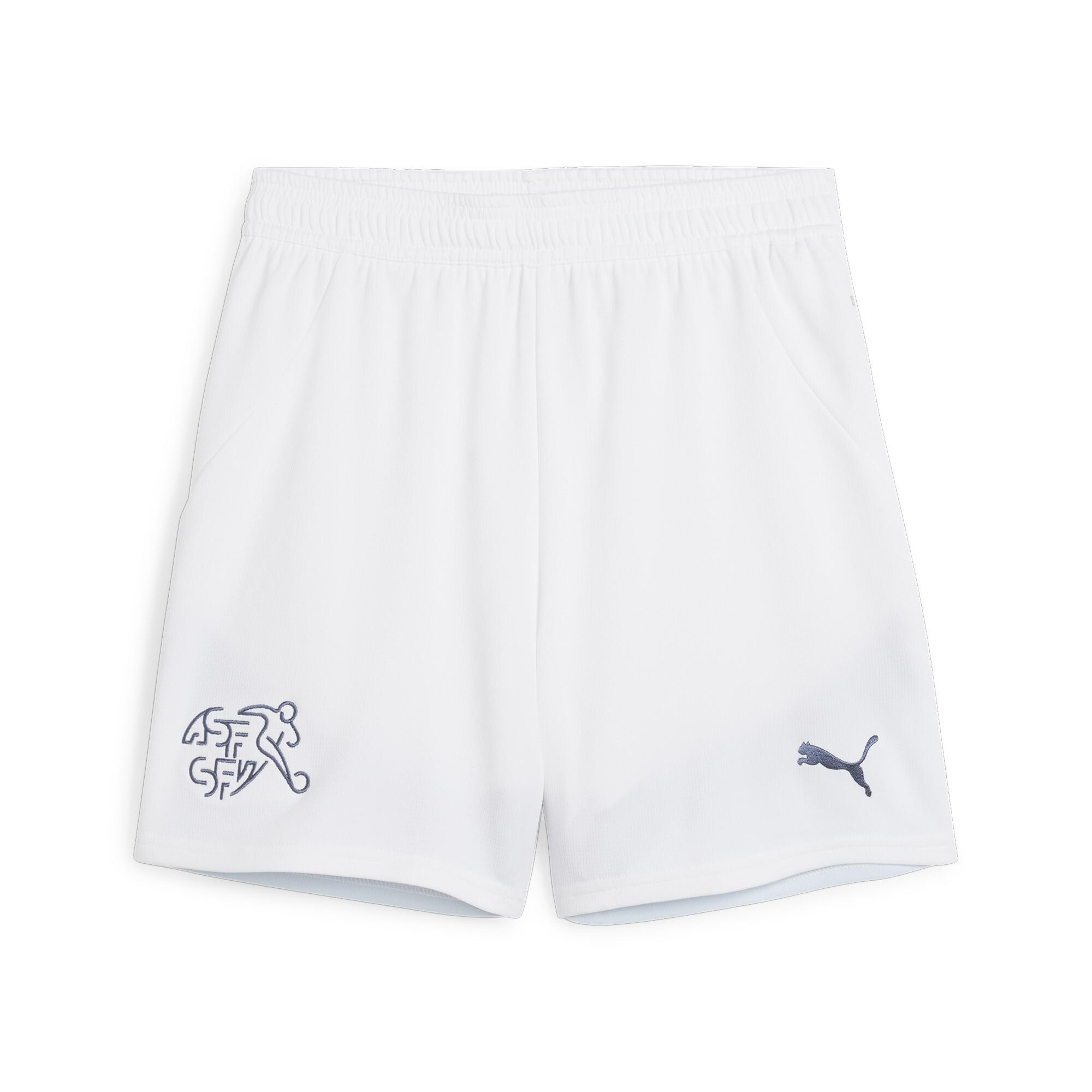 Puma Switzerland 2024 Shorts Youth, White, Size 9-10Y, Clothing