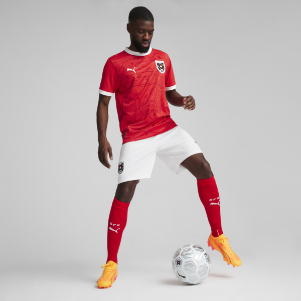 Austria 2024 Home Jersey Men, PUMA Red-Chili Pepper, large-ZAF