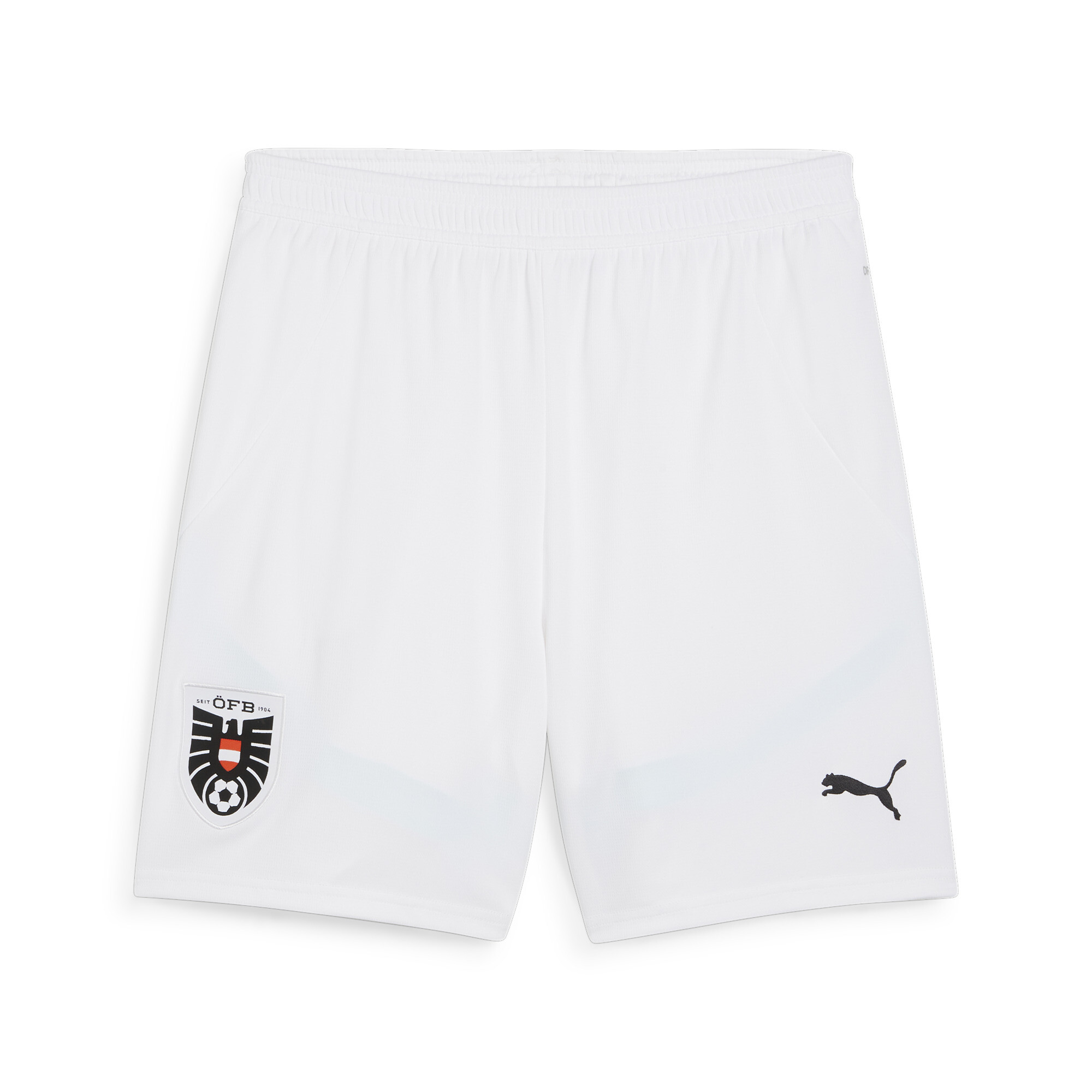 Puma Österreich Replica-Fußballshorts Herren | Mit Other Pattern | White/Electric Peppermint | Größe: XS