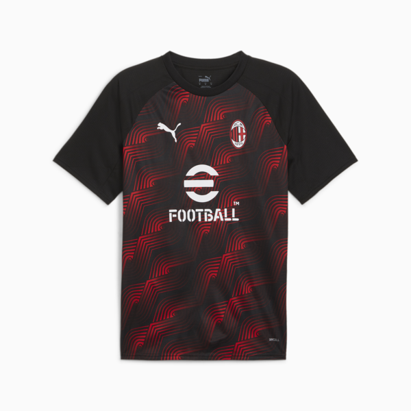 AC Milan Pre-match Football Jersey, PUMA Black-For All Time Red, large-ZAF