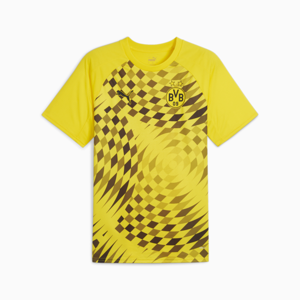 Borussia Dortmund Pre-match Jersey, Cyber Yellow-PUMA Black, large-ZAF