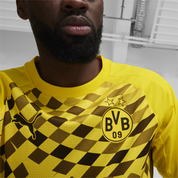 Borussia Dortmund Pre-match Jersey, Cyber Yellow-PUMA Black, large-ZAF