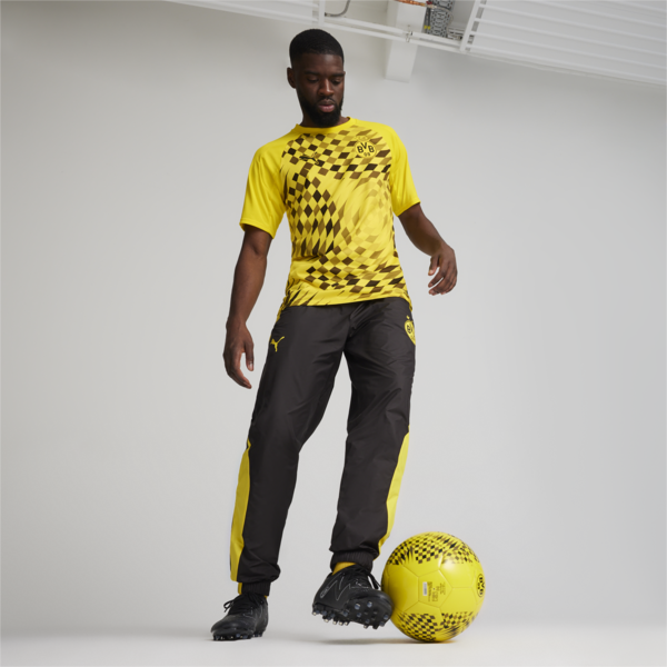 Borussia Dortmund Pre-match Jersey, Cyber Yellow-PUMA Black, large-ZAF