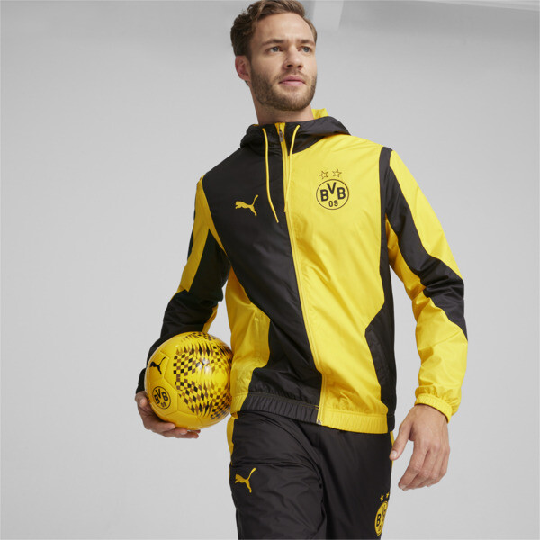 Borussia Dortmund Pre match Jacket yellow PUMA