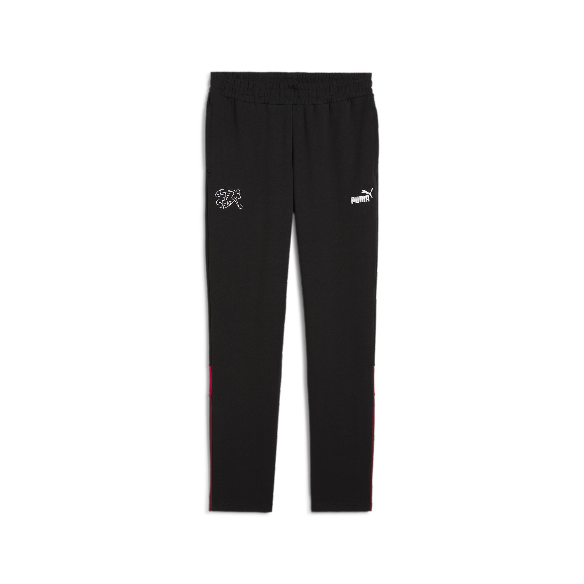 Puma Schweiz FtblArchive Jogginghose Herren | Mit Other Pattern | Black/Regal Red | Größe: XS