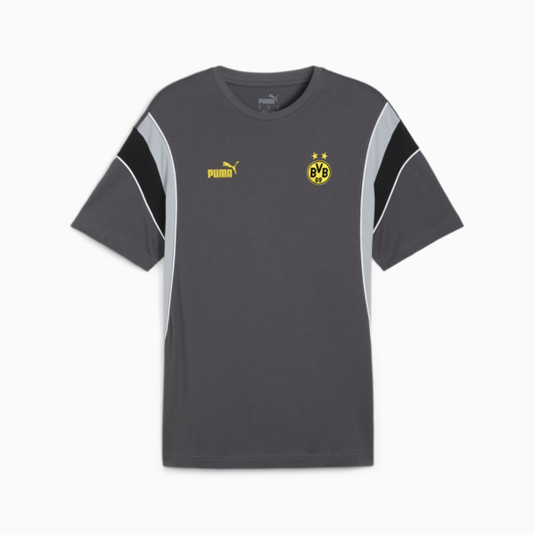 Remera Borussia Dortmund FtblArchive, Shadow Gray-Cool Mid Gray, large-ARG