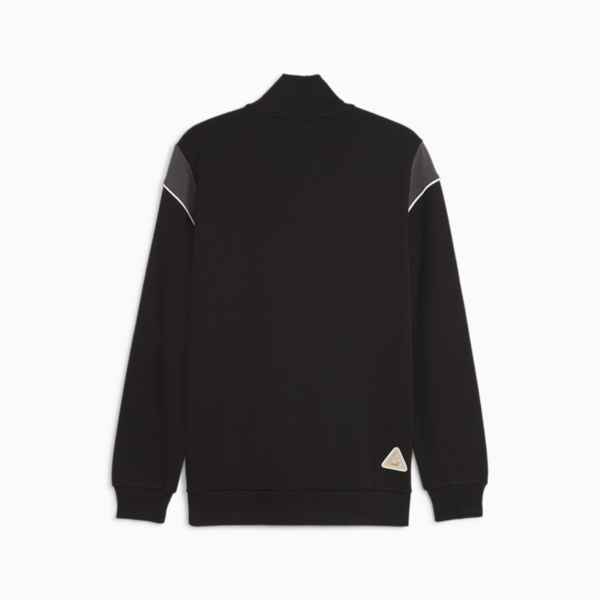 Campera deportiva Borussia Dortmund FtblArchive, PUMA Black-Cool Mid Gray, large-ARG